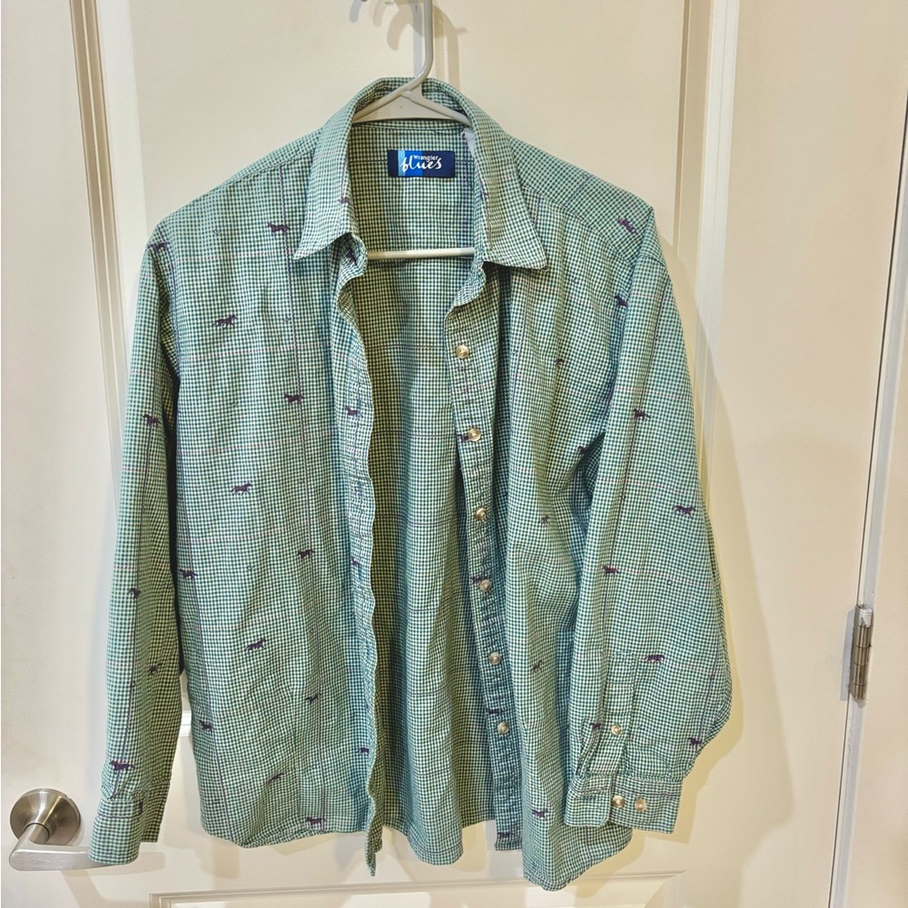 **VINTAGE** Wrangler button up